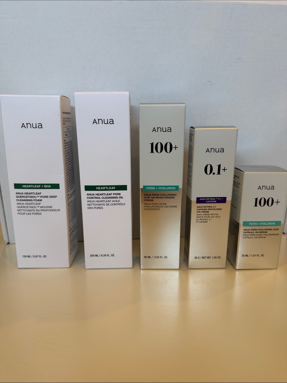 Anua skincare routine (5 piece set)